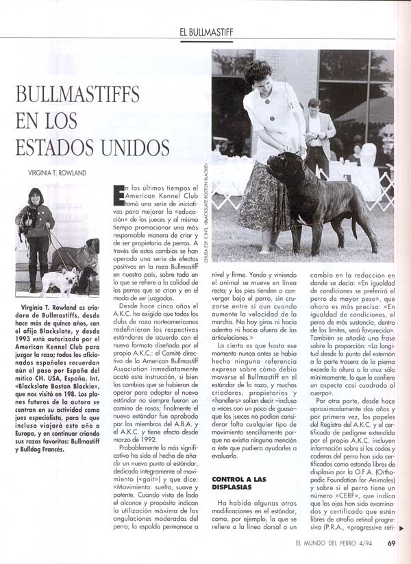 Articulos publicados por Christina de Lima-Netto, Castro-Castalia Bullmastiffs